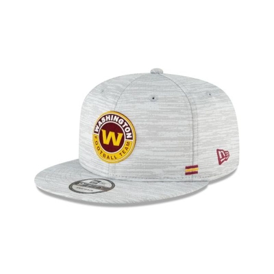 Washington Football Team Gorra | New Era Official NFL Fall Sideline 9fifty Snapback Cap Mexico - Grises